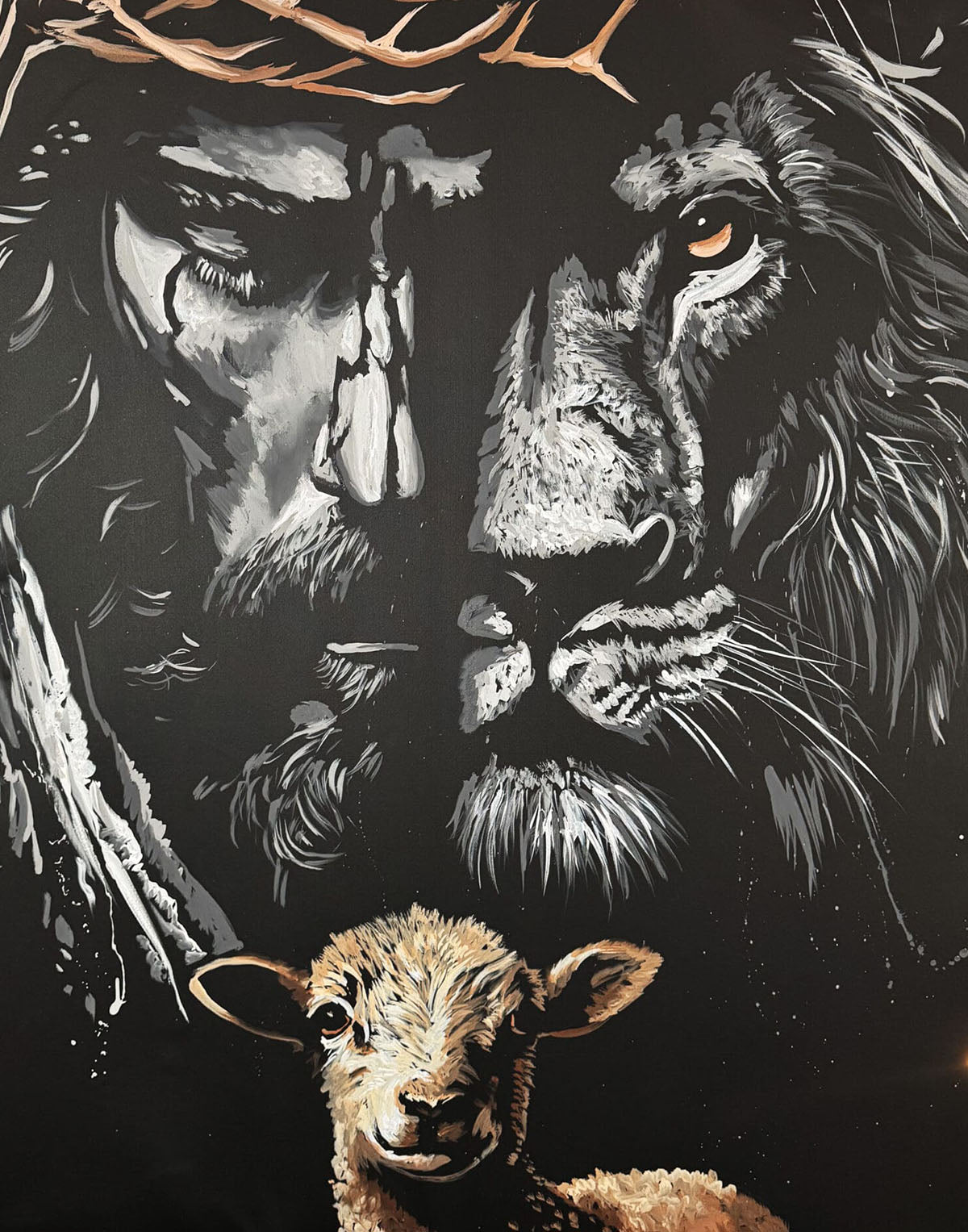 Lion and the Lamb Print